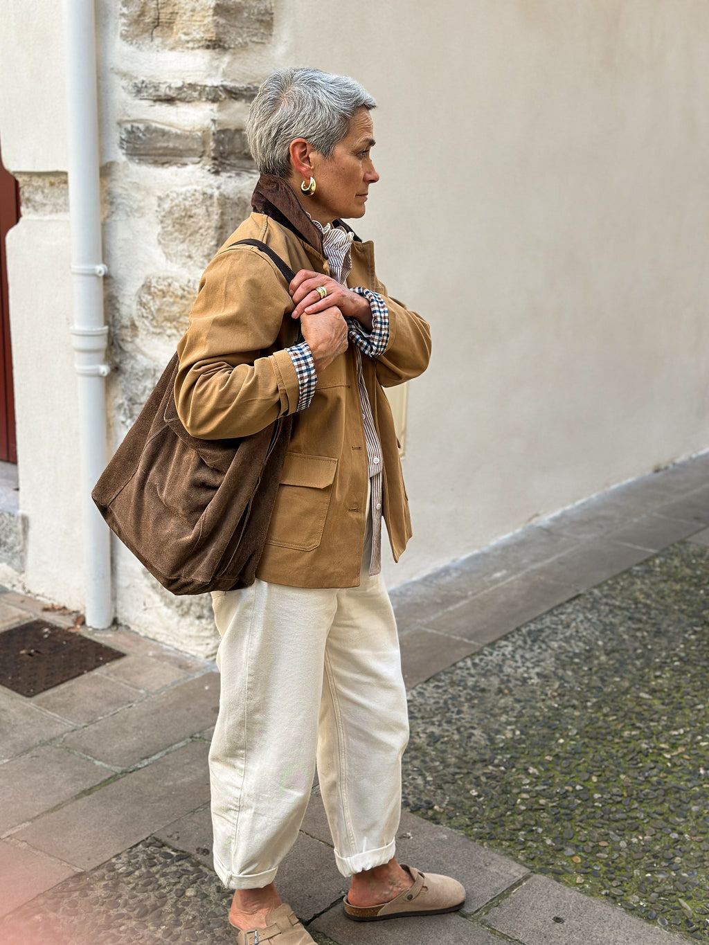 Veste à carreaux Eugénie