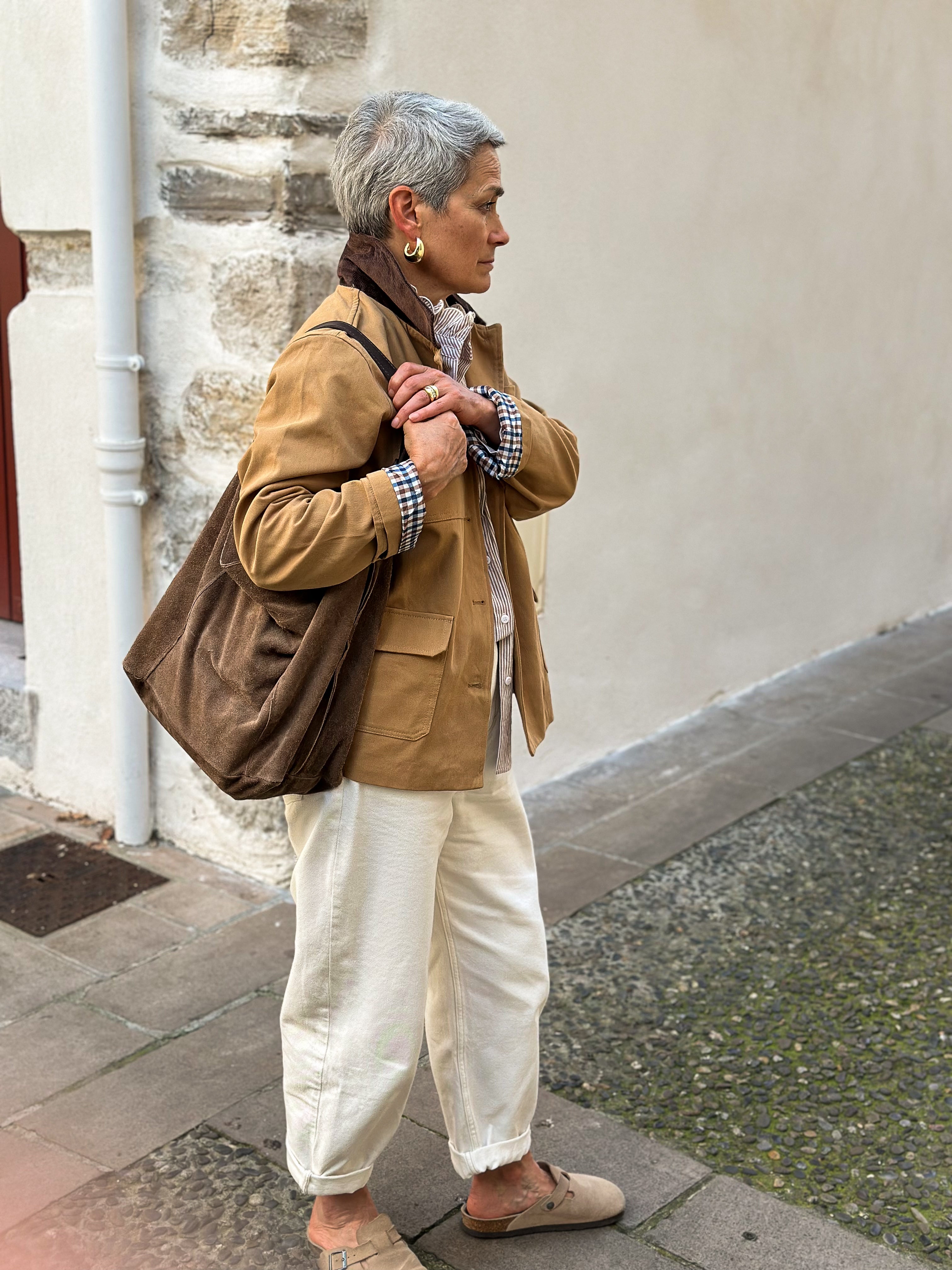 Veste à carreaux Eugénie