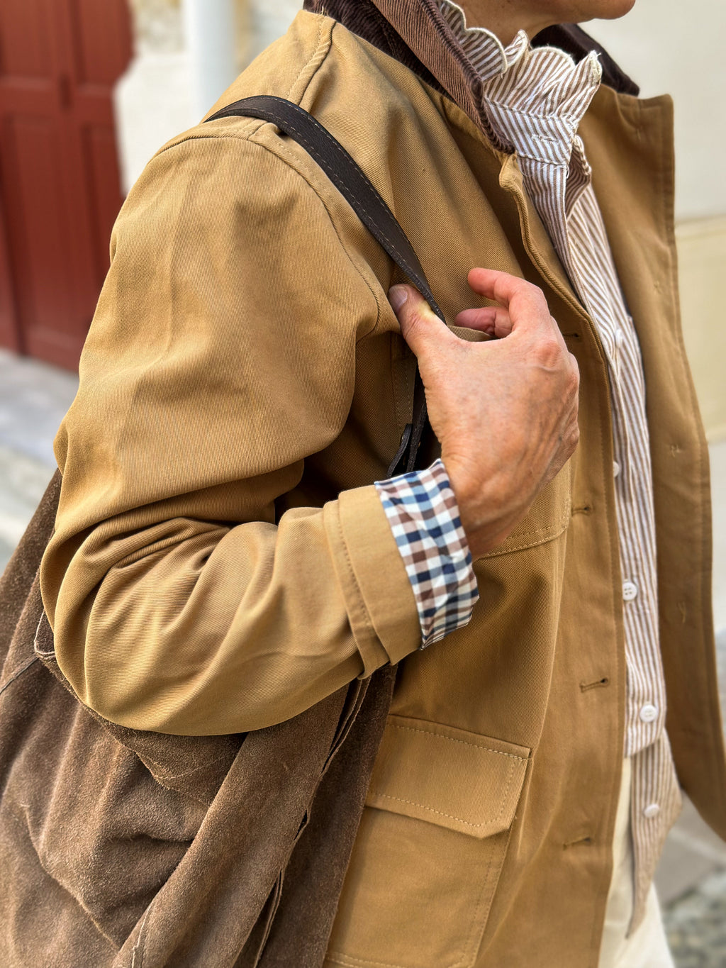 Veste à carreaux Eugénie