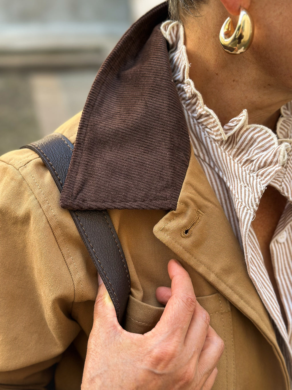 Veste à carreaux Eugénie