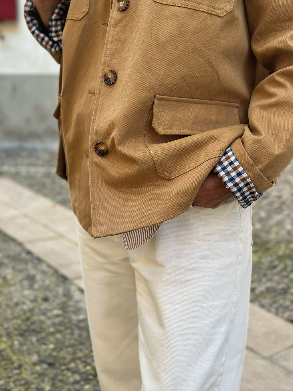 Veste à carreaux Eugénie