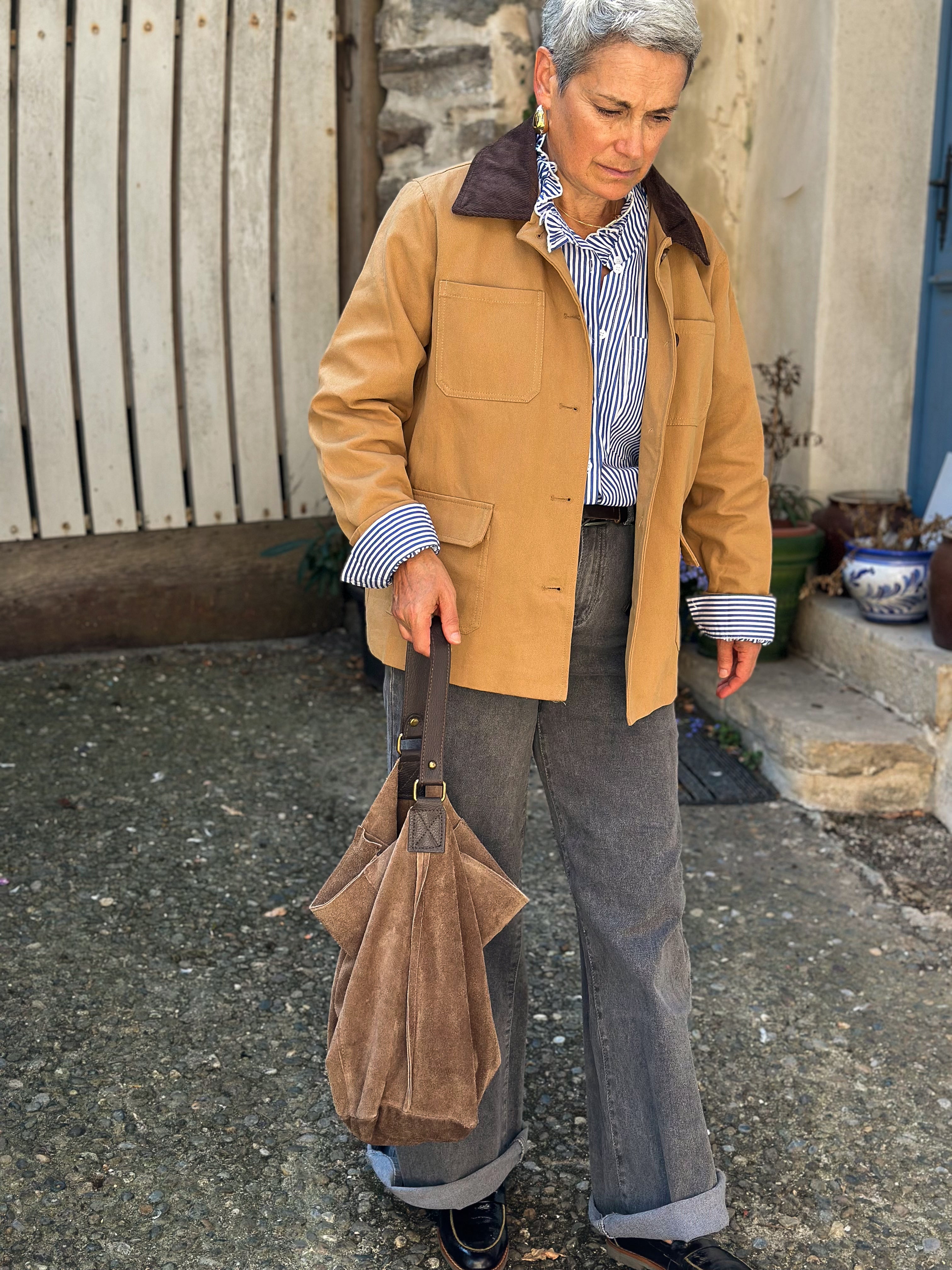 Veste à carreaux Eugénie