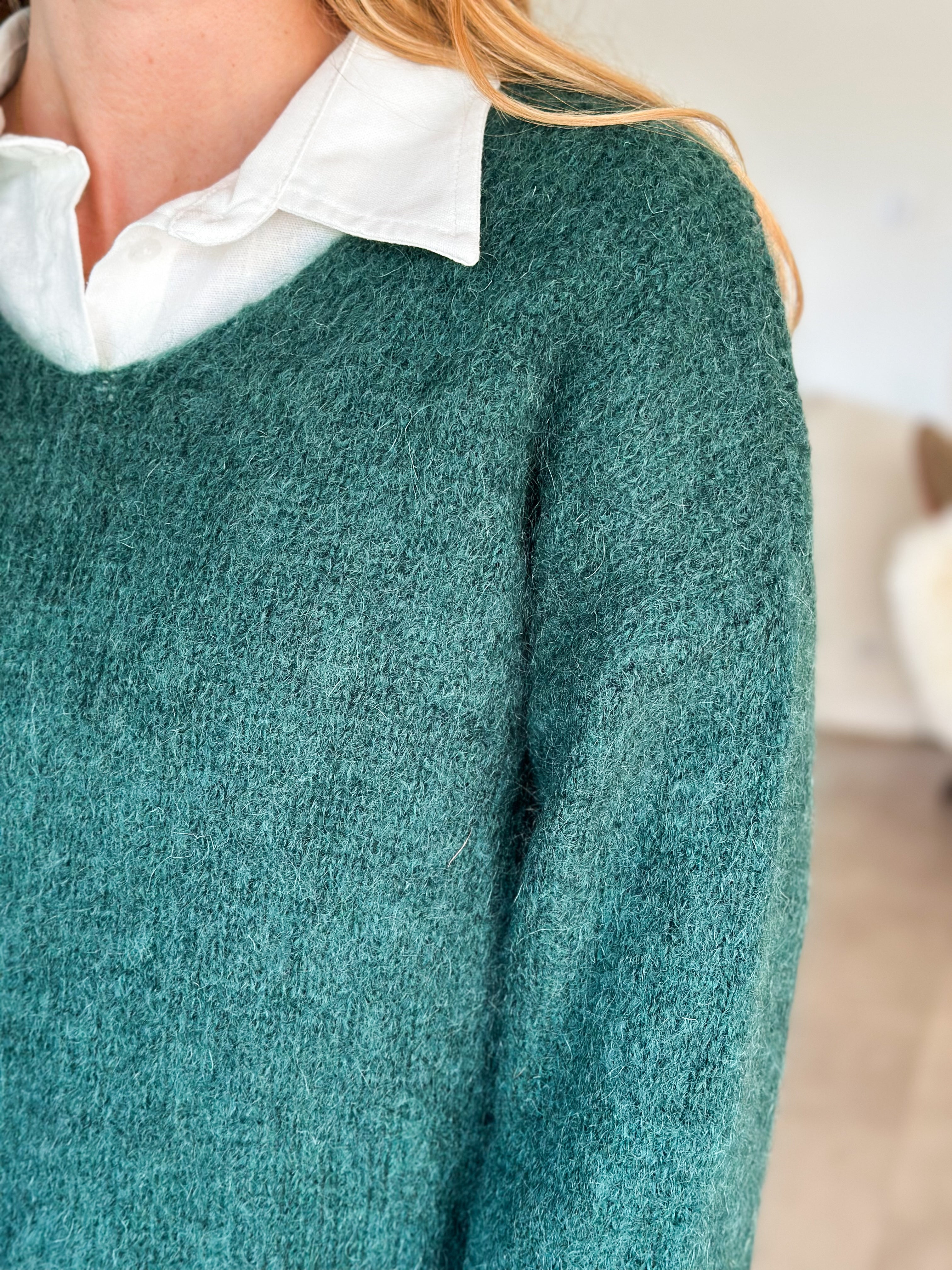 Pull Honoré Vert Sapin